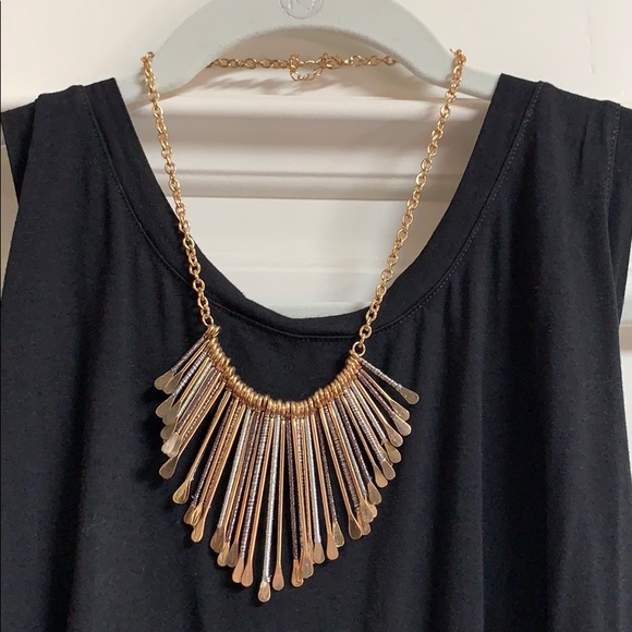 Bib Style Statement Necklace - Picture 2 of 3
